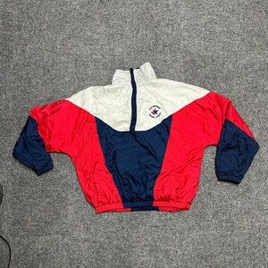 Vintage Hockey Windbreaker USA Norway Hockey Size XL